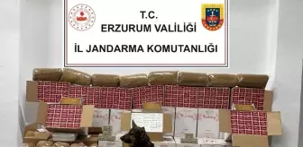 Erzurum'da Kaçakçılara Operasyon: 210 Kg Tütün Ele Geçirildi