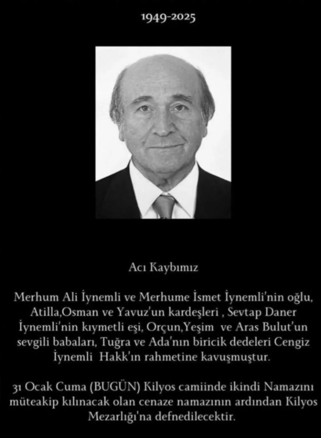 Aras Bulut İynemli'nin babası öldü mü, neden öldü? Aras Bulut İynemli'nin hastalığı neydi?