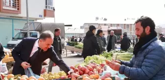 Bingöl Valisi Usta, pazarda alışveriş yaptı