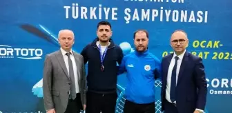 Hasan Baygeldi, İşitme Engelliler Badminton Şampiyonası'nda Türkiye 3.sü oldu