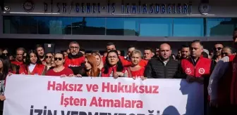 Genel-İş Sendikası, İzmir'de İşten Çıkarılan İşçiler İçin Eylem Düzenledi