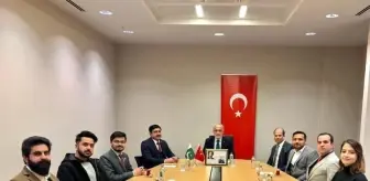 Pakistan Büyükelçiliği Müsteşarı'ndan Cumhurbaşkanı Başdanışmanı'na taziye ziyareti