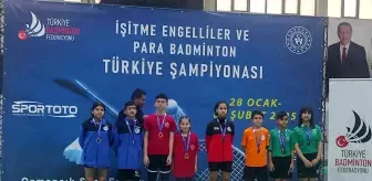 Osmancık'ta İşitme Engelliler Badminton Türkiye Şampiyonası'nda Başarı