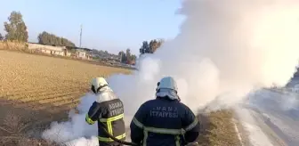 Adana'da Pikap Yangını: Bir Yaralı