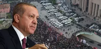 Cumhurbaşkanı Erdoğan'dan Çağlayan Adliyesi önünde atılan slogana tepki