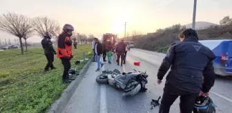 Bursa'da Motosiklet Kazası: Kadın Kulüp Başkanı Ağır Yaralandı