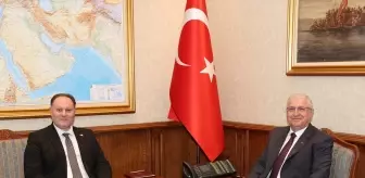 Bakan Yaşar Güler, KKTC Meclis Başkanı Ziya Öztürkler ile Görüştü