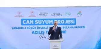 Gaziantep'te Yeni Sulama Hattı Hizmete Açıldı