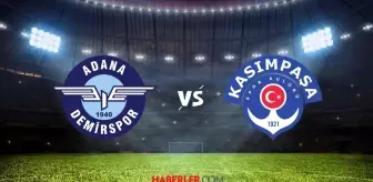 ADANA DEMİRSPOR KASIMPAŞA MAÇI İZLE! Adana Demirspor-Kasımpaşa maçı canlı, HD, şifresiz izleme linki