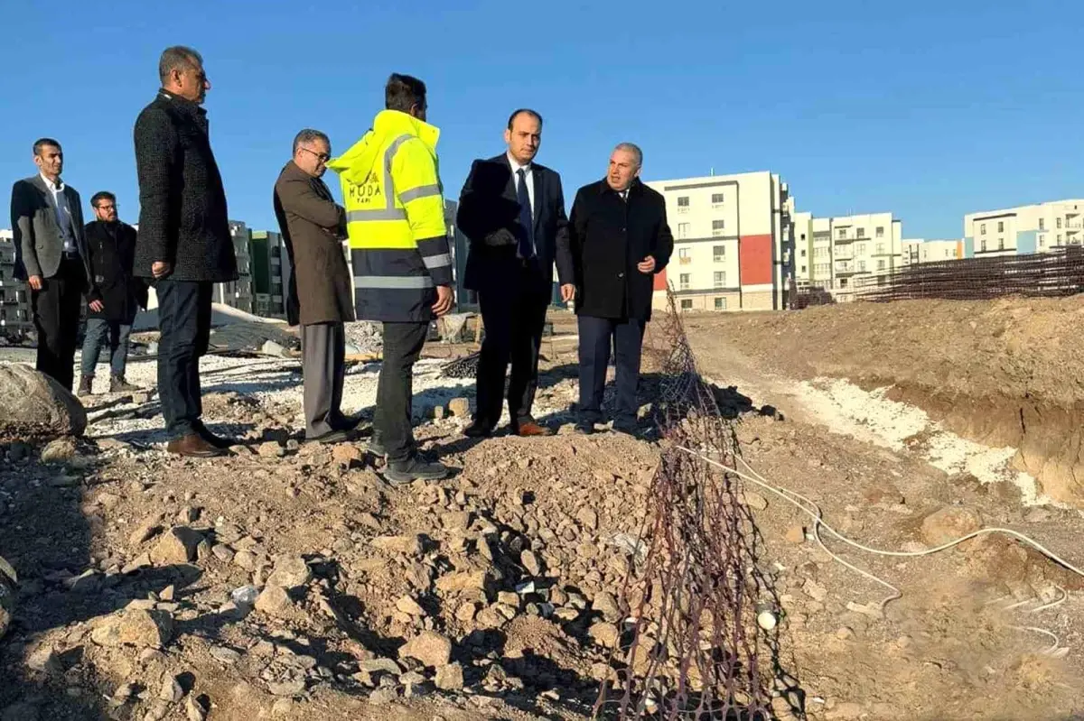 Gaziantep'te TOKİ Konut Alanına 32 Derslik Okul İnşaatına Başlandı