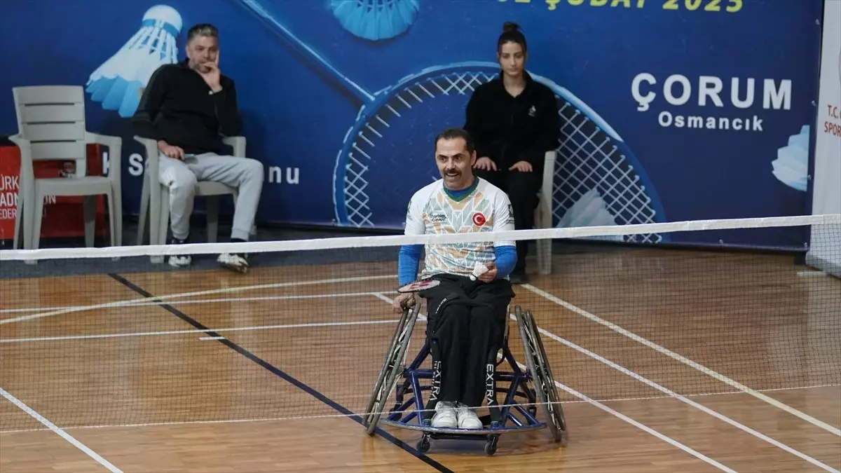 Çorum'da Para Badminton Türkiye Şampiyonası Tamamlandı