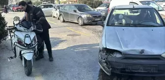 Aydın'da Otomobil ve Motosiklet Çarpıştı: 1 Yaralı