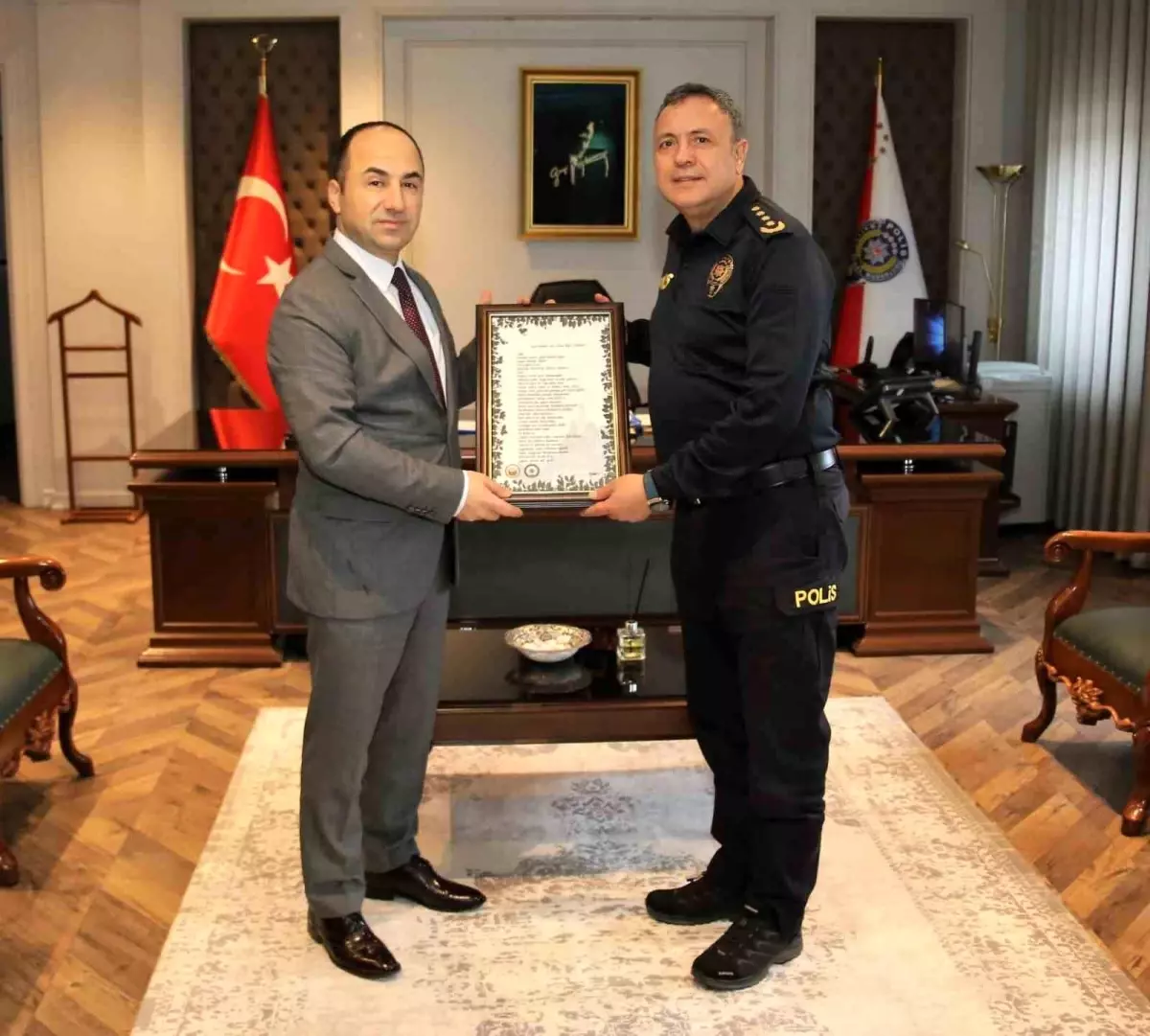 Bilecik ve Eskişehir Emniyet Müdüründen Dostluk Ziyareti