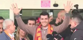 Morata'dan havaalanında olay yaratacak açıklama: Türkiye'ye gelmemin tek nedeni Galatasaray