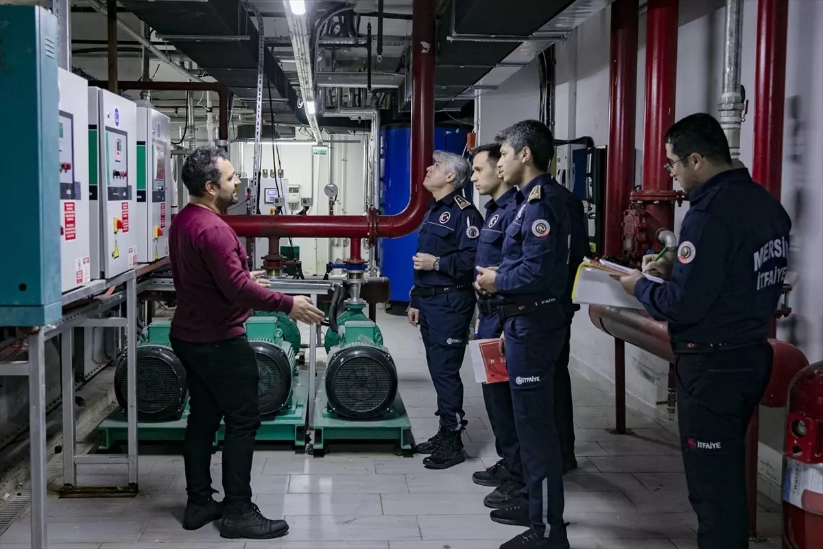 Mersin'de Otellere Yangın Riski Denetimi