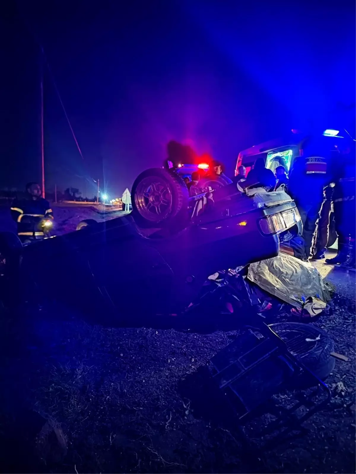 Kırklareli'nde Otomobil Devrildi: 2 Yaralı