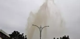 Samsun'da İçme Suyu Hattında Patlama