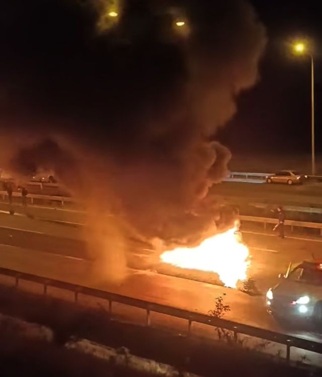 TAG Otoyolu'nda korkunç kaza! Araçlar alev topuna döndü, ölü ve yaralılar var