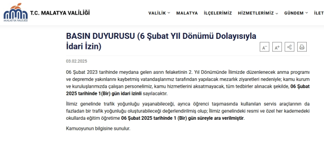 6 Şubat okullar tatil mi 2025? 6 Şubat okullar tatil mi 2025?