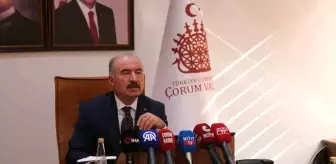 Çorum Valisi Ali Çalgan: 'Kişilere karşı işlenen tüm olaylarda 2024 yılında yüzde 5 oranında azalma sağlanmıştır'