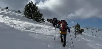 SİVDAK Dağcıları Tekeli Dağı'na Zirve Tırmanışı Gerçekleştirdi