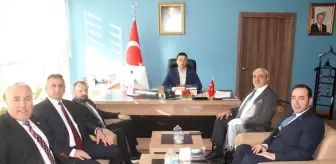 TOKKON Başkanı Ahmet Yılmaz, Almus Kaymakamı Emre Çömen'i Ziyaret Etti