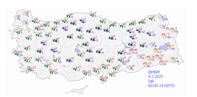 4 ŞUBAT HAVA DURUMU | Bugün hava nasıl olacak? İstanbul, Ankara, Bursa, Balıkesir hava durumu!