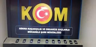 Adana'da Kaçak Cep Telefonu Operasyonu: 30 Cihaz Ele Geçirildi