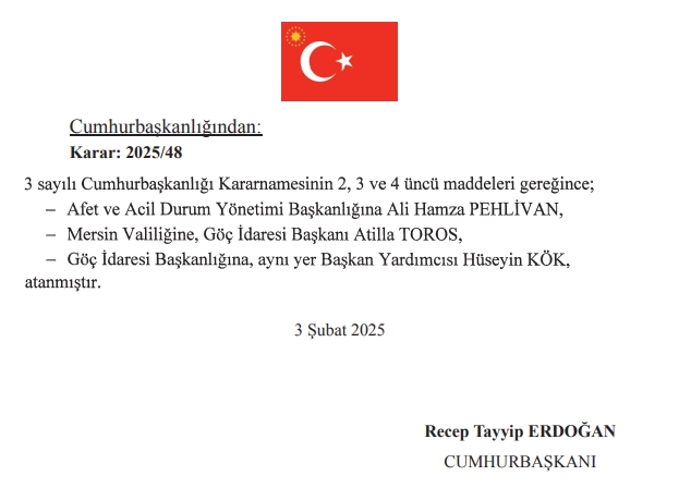 AFAD Başkanı kim oldu? Yeni AFAD Başkanı Ali Hamza Pehlivan kimdir?