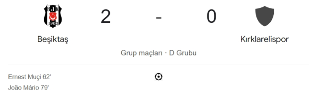 Beşiktaş Kırklarelispor maçı kaç kaç, bitti mi? MAÇ SONUCU! Beşiktaş Kırklarelispor golleri kim attı, canlı maç anlatımı!