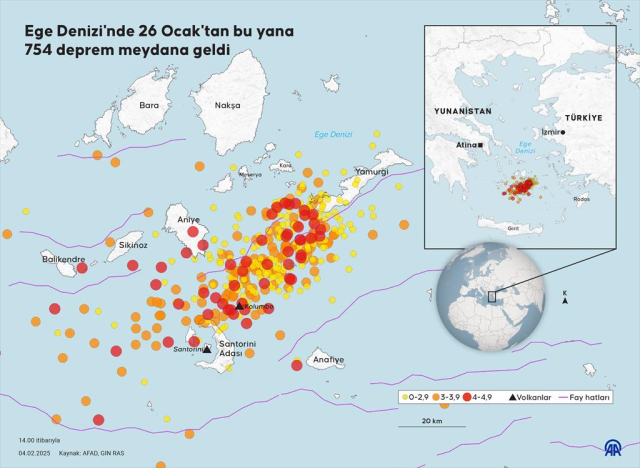 Deprem fırtınası yaşanan Ege Denizi'nde şiddetli bir sarsıntı daha Deprem fırtınası yaşanan Ege Denizi'nde şiddetli bir sarsıntı daha