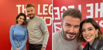 Buse Terim, David Beckham ile bir araya geldi