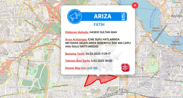 İstanbul İSKİ su kesintisi! 4-5 Şubat Fatih, Kağıthane, Kadıköy su kesintisi listesi! Sular ne zaman gelecek?
