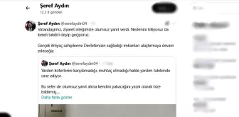 Samsun'da Yardım Talebine Olumsuz Yanıt: Şantaj İddiası