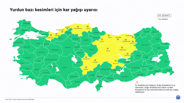 Snowfall has started in Marmara, Meteorology warned 19 provinces for a white cover