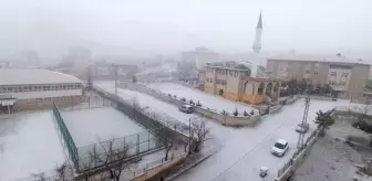 Tokat'ta Kar Yağışı Etkili Oluyor