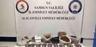 Samsun'da Kaçak Tütün ve Silah Ele Geçirildi