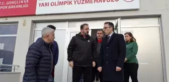 Beypazarı Kaymakamı Yüzme Havuzunu İnceledi