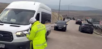 Beypazarı'nda Öğrenci Servislerine Trafik Denetimi