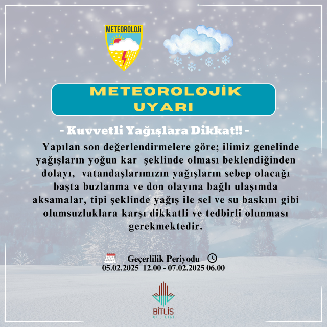 Bitlis okullar tatil mi SON DAKİKA? 5 Şubat Çarşamba Bitlis'te okul yok mu (Bitlis Valiliği Açıklaması – KAR TATİLİ)? Bitlis okullar tatil mi SON DAKİKA? 5 Şubat Çarşamba Bitlis'te okul yok mu (Bitlis Valiliği Açıklaması – KAR TATİLİ)?
