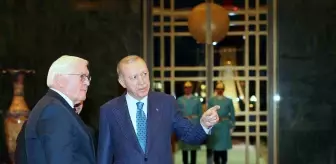 Cumhurbaşkanı Erdoğan, Almanya Cumhurbaşkanı Steinmeier ile görüştü