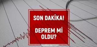 DEPREM Mİ OLDU? 5 Şubat deprem ne zaman, nerede oldu? AFAD ve Kandilli anlık deprem listesi!