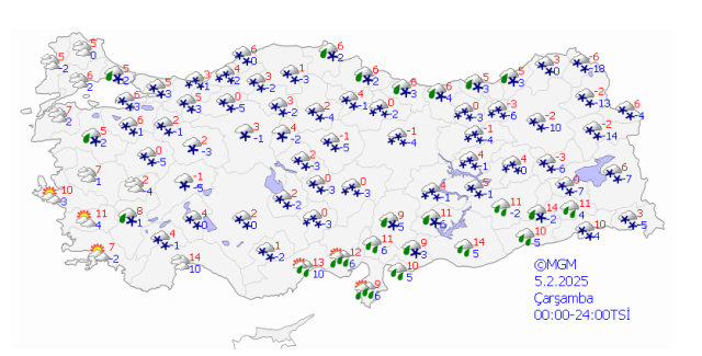İstanbul'da bugün kar yağacak mı? 5-6 Şubat İstanbul'da hangi ilçelerde kar yağışı bekleniyor?
