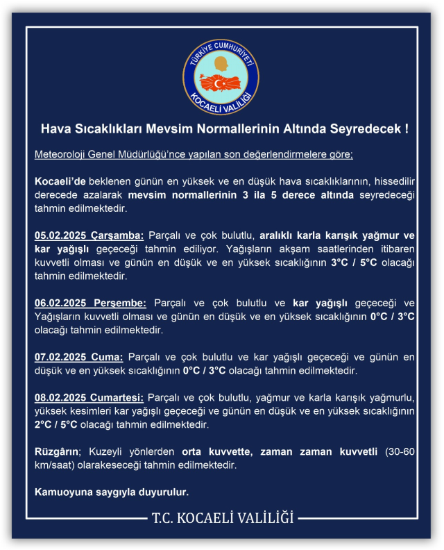 Kocaeli okullar tatil mi SON DAKİKA? 6 Şubat Perşembe Kocaeli'te okul yok mu (Kocaeli Valiliği Açıklaması – KAR TATİLİ)? Kocaeli okullar tatil mi SON DAKİKA? 6 Şubat Perşembe Kocaeli'te okul yok mu (Kocaeli Valiliği Açıklaması – KAR TATİLİ)?