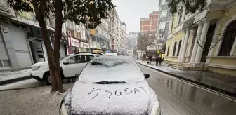 Samsun'da Kar Yağışı Etkili Oluyor