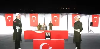 Şırnak'ta Pençe-Kilit Operasyonu bölgesinde şehit olan asker için tören düzenlendi