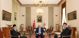 TBMM Başkanı Kurtulmuş, ESAM Genel Başkanı Yülek'i kabul etti