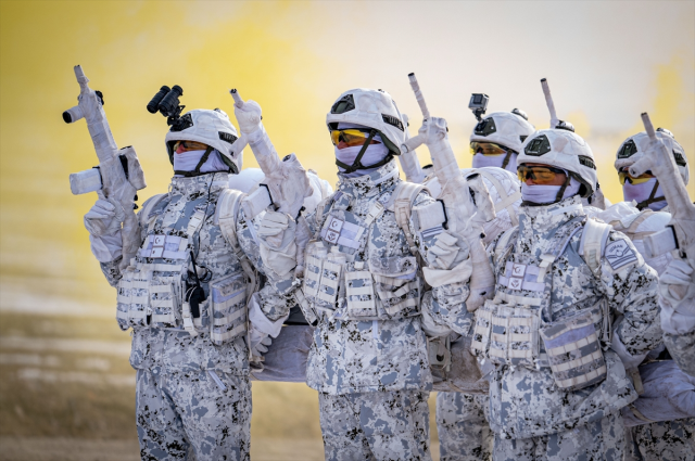 A show of force from the Turkish Armed Forces! A first has been experienced