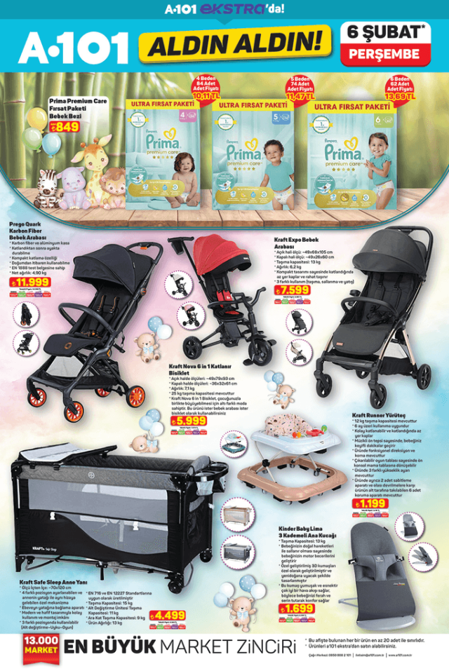 A101 6 ŞUBAT 2025 KATALOĞU A101'de bugün hangi ürünler var?