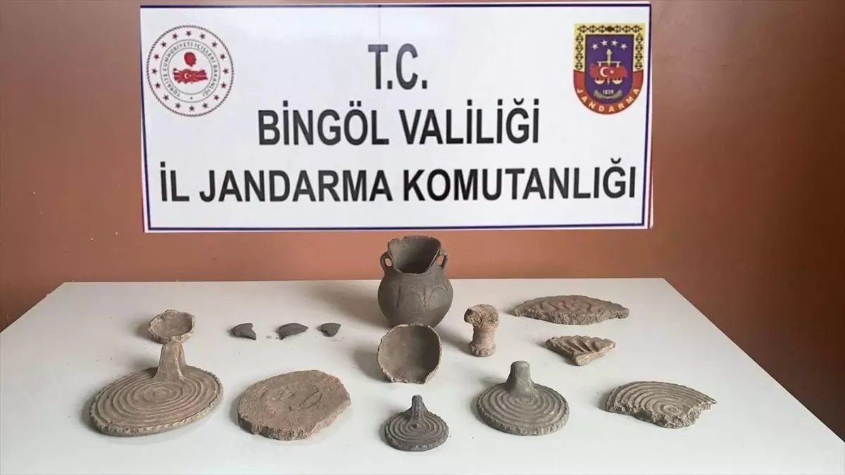 Bingöl'de Kaçak Kazı Operasyonu: 2 Şüpheli Gözaltında